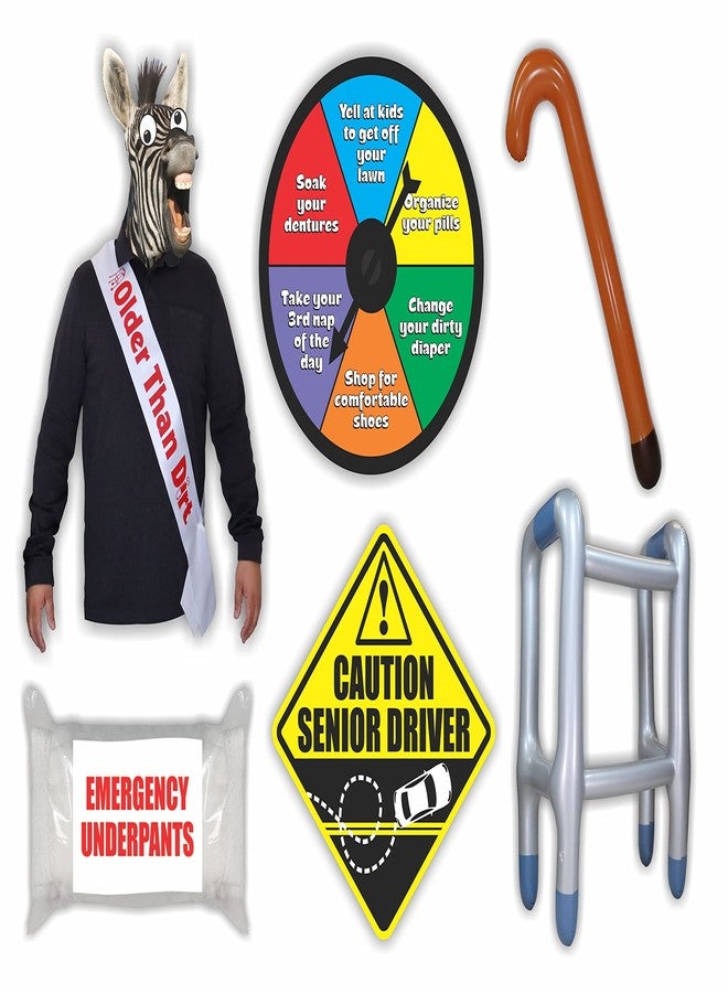 Larkmo Funny Prank Gag Kit Set for Any Year Old Dad, Mom, Grandma, Grandpa, Men, Women & Even Teenagers, This Over Hill Retirement Joke for Old People Home and Office. - Image 1
